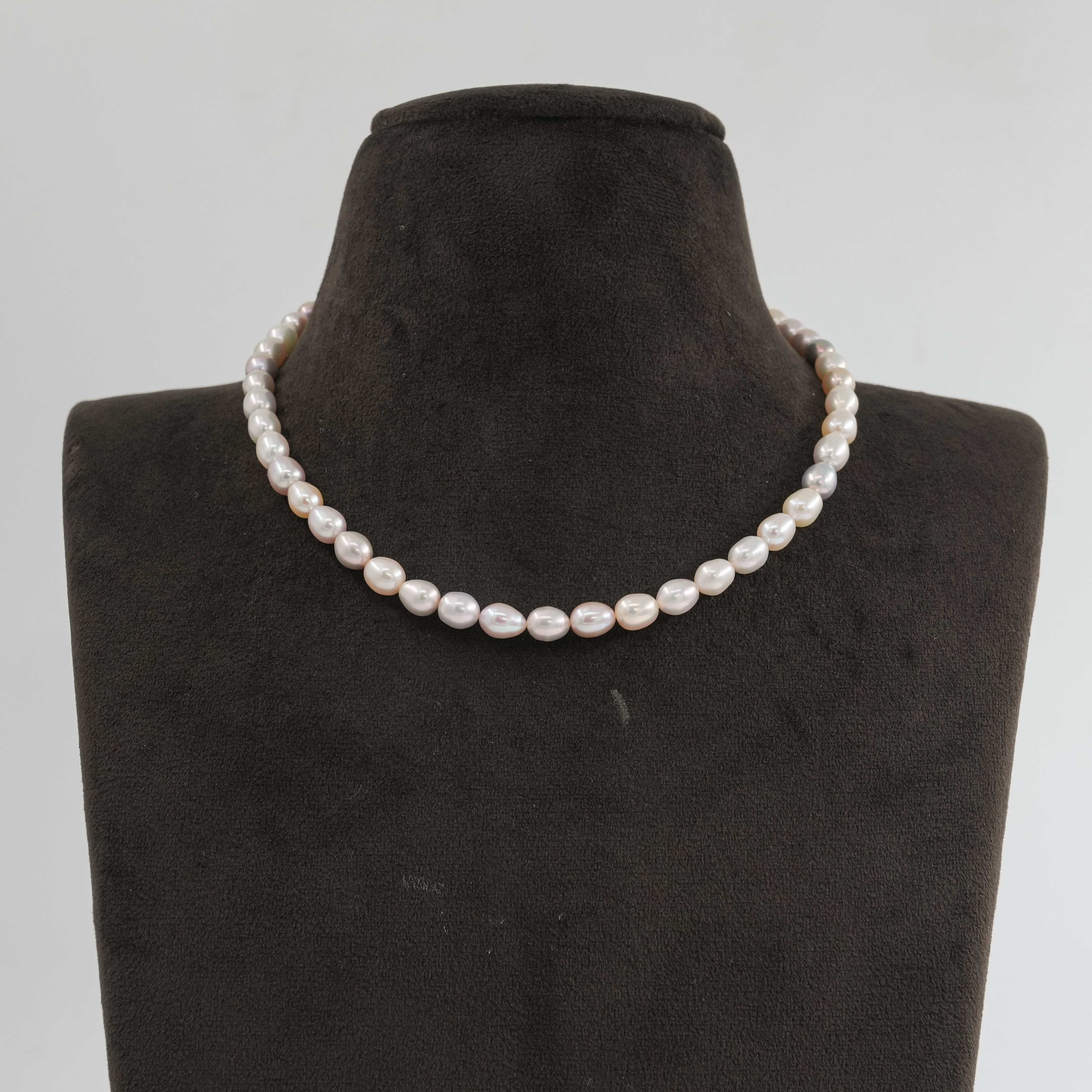 Rimjhim Rice Pearl Necklace